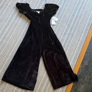Nordstrom Black Kids One Piece Jumpsuit/ perfect for holiday!